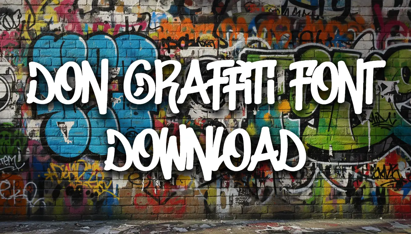Don Graffiti Font download