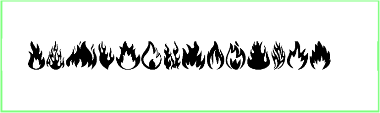 Fire Woodcutter font free download