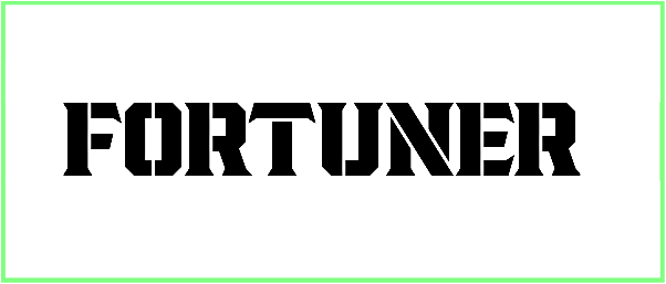 Fortuner Font free Download