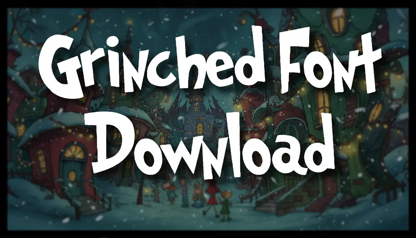 Grinched Font Download