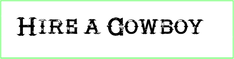 Hire a Cowboy Font free download
