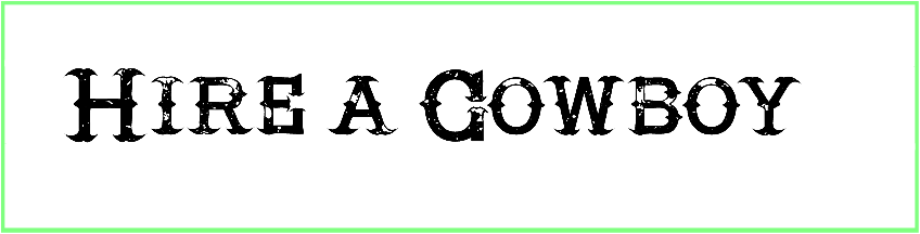 Hire a Cowboy Font free download