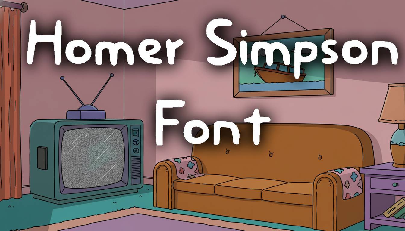 Homer Simpson Font Download