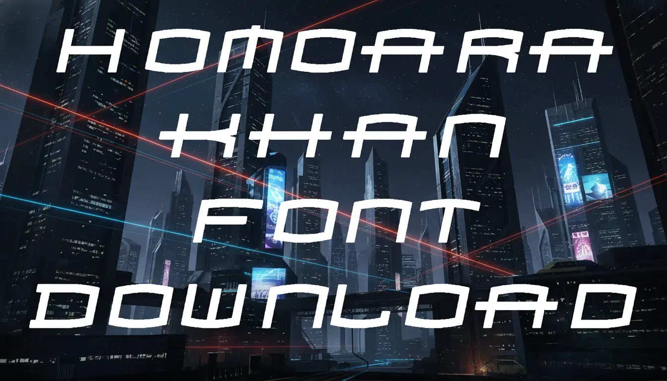 Homoara khan Font Download