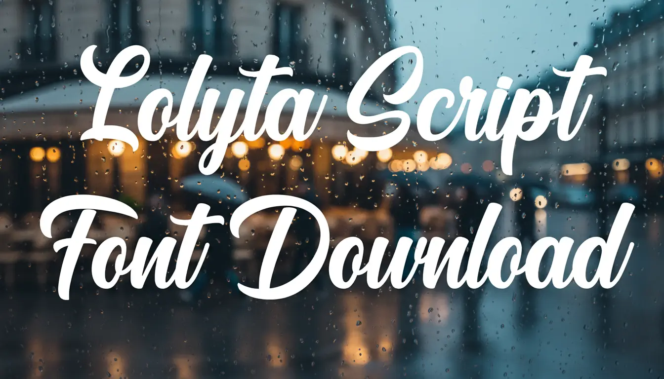 Lolyta Script Font Download