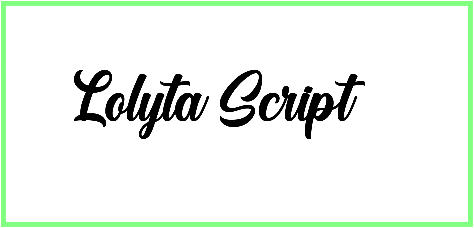 Lolyta Script Font free download