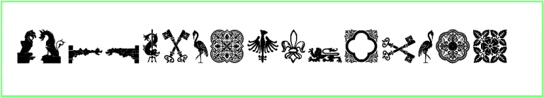 Medieval Dingbats Font free Download