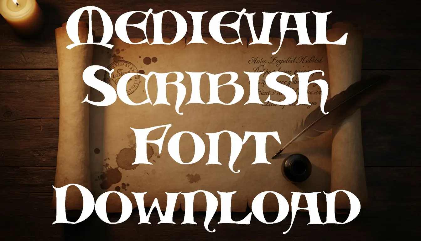 Medieval Scribish Font Download