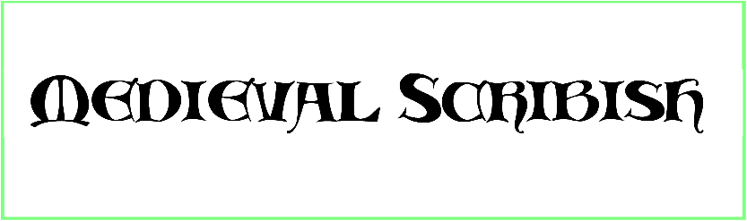 Medieval Scribish Font free Download