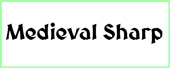 Medieval Sharp Font free Download