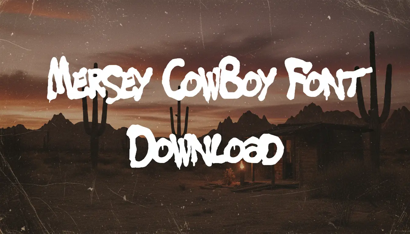 Mersey CowBoy Font Download