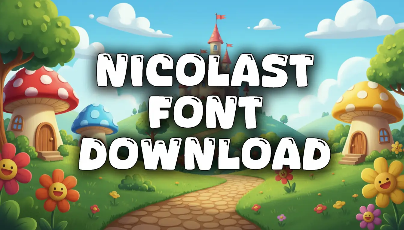 Nicolast Font Download