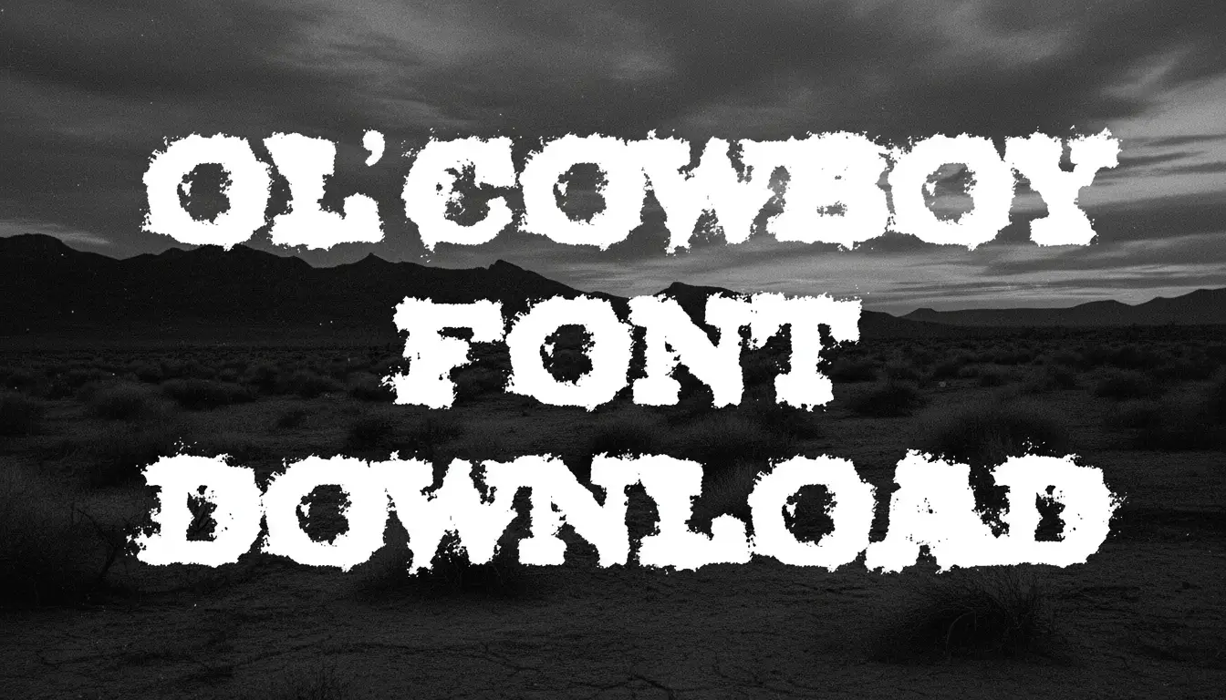 Ol Cowboy Font Download