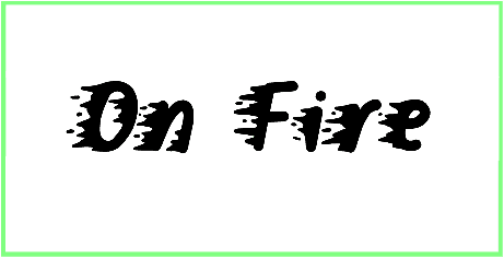 On Fire Font free download