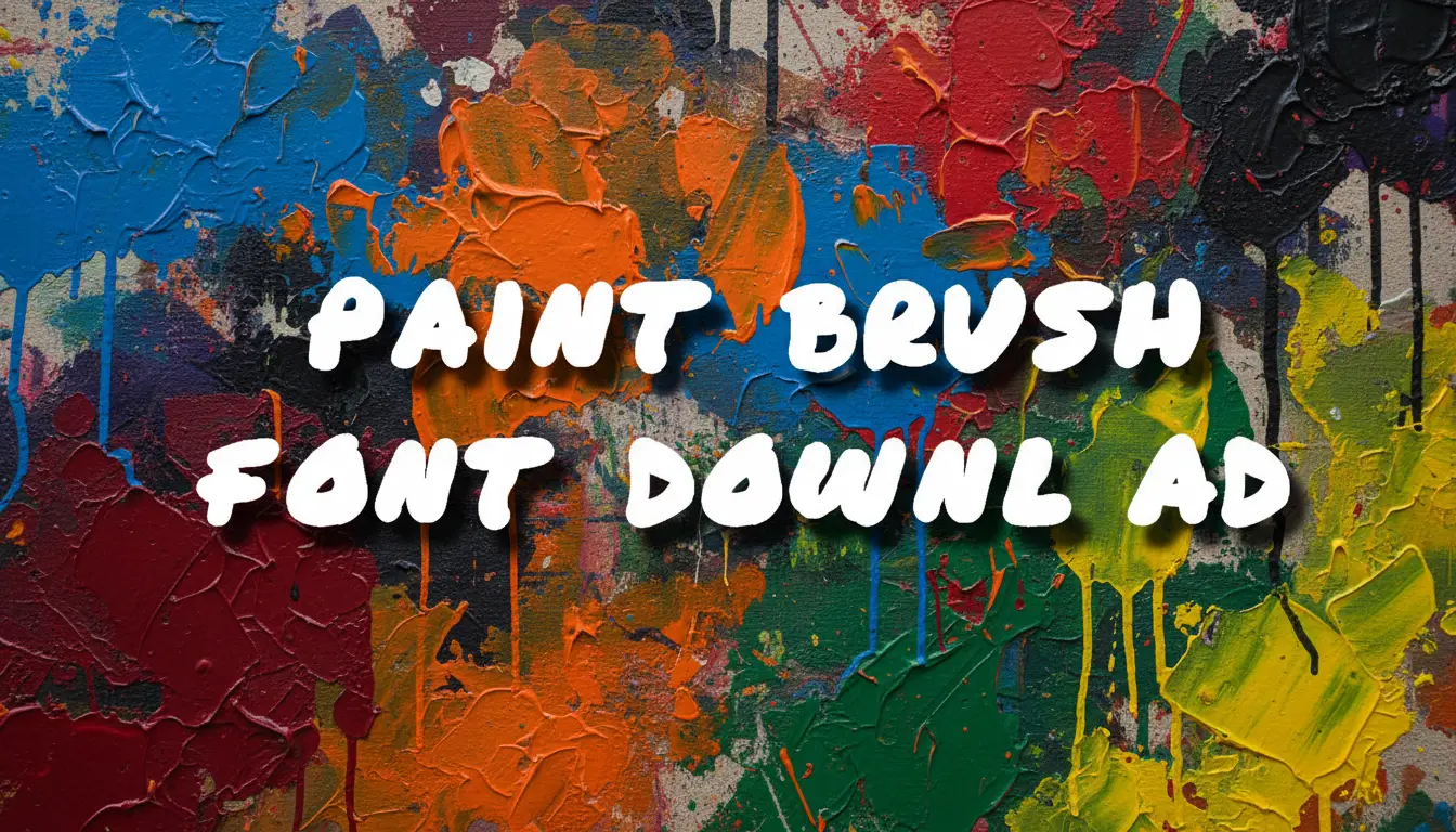 Paint Brush Font Downlaod