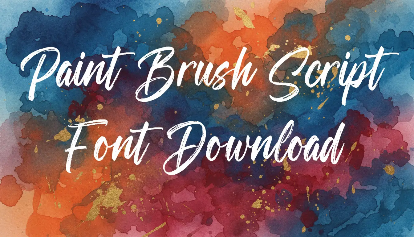 Paint Brush Script Font Download