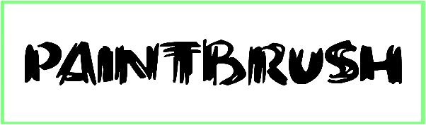 Paintbrush Font free Download