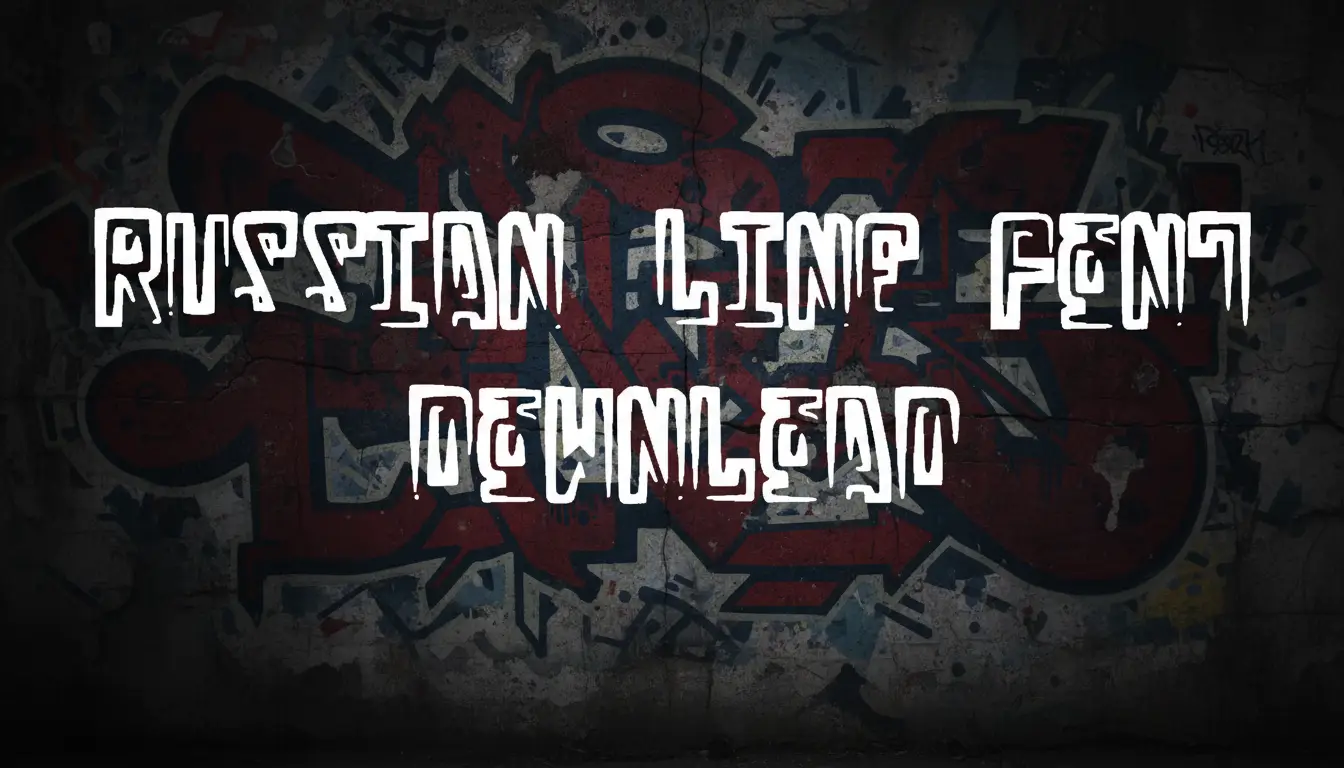 Russian Line Font Download