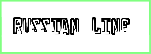 Russian Line Font free download