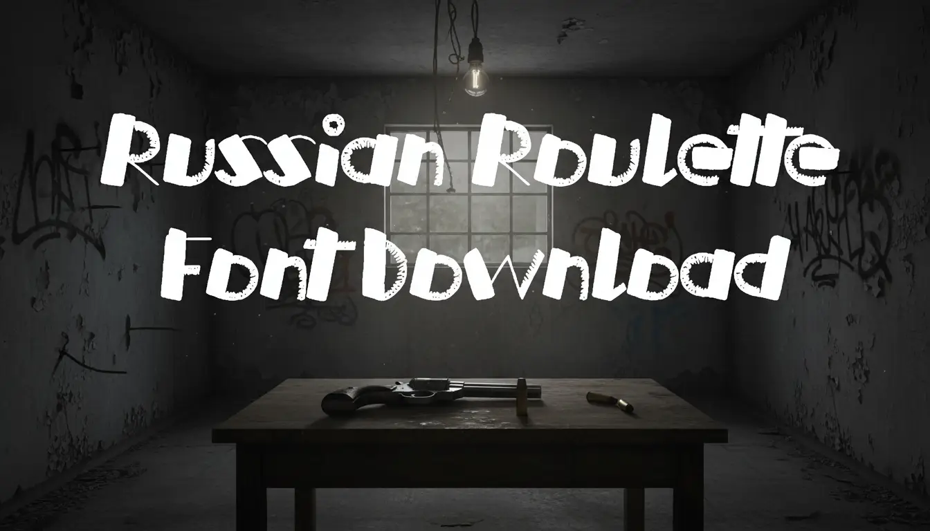Russian Roulette Font Download