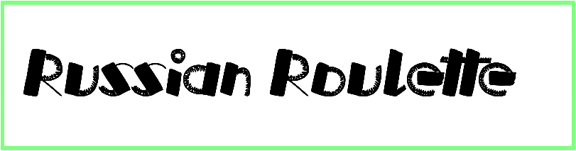 Russian Roulette Font free download