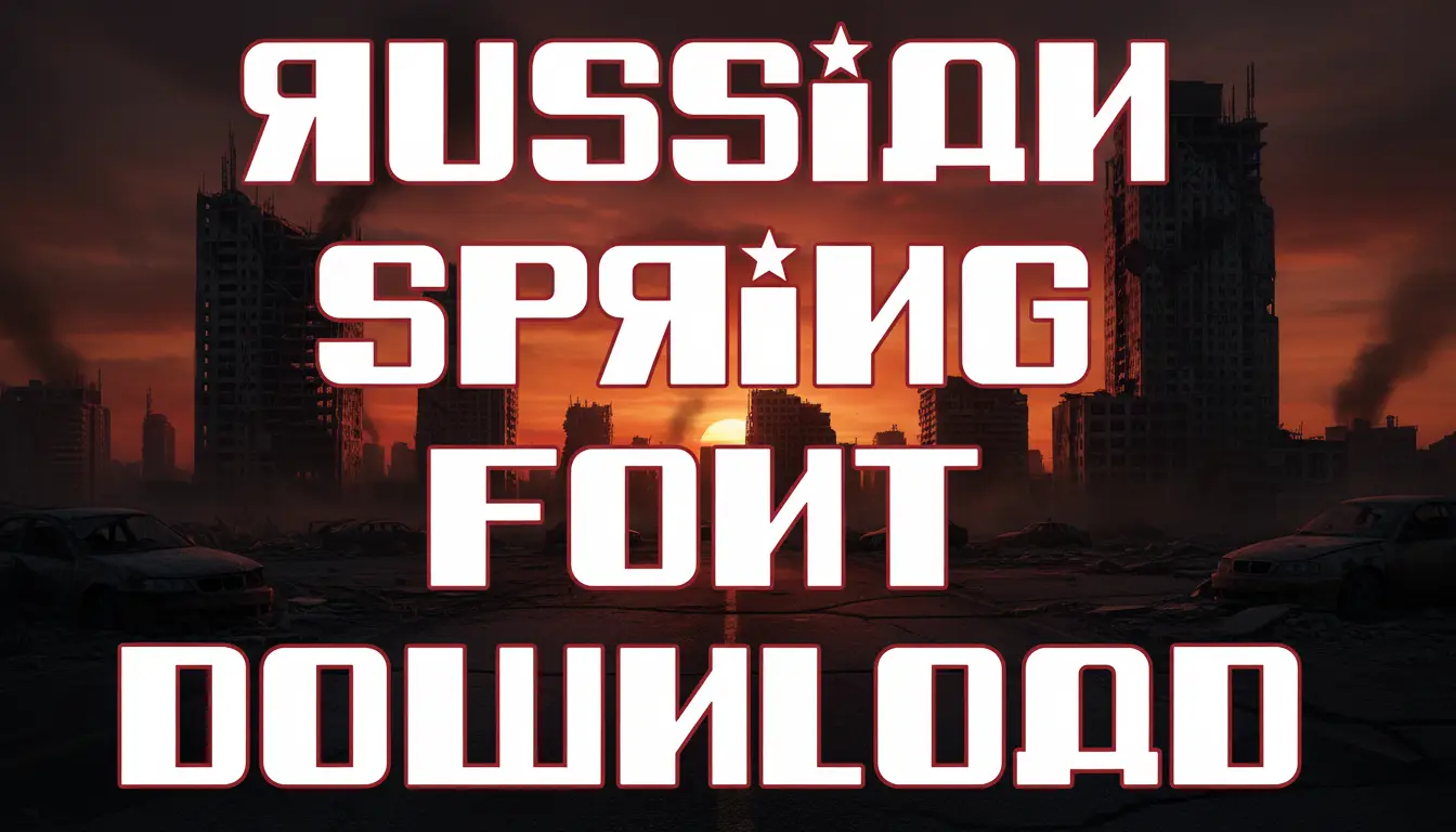 Russian Spring Font Download