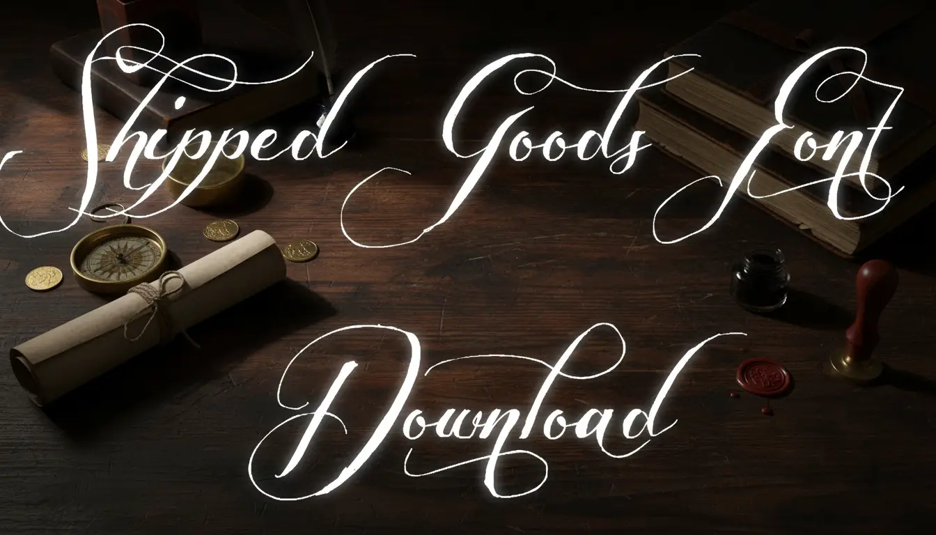 Shipped Goods Font Download