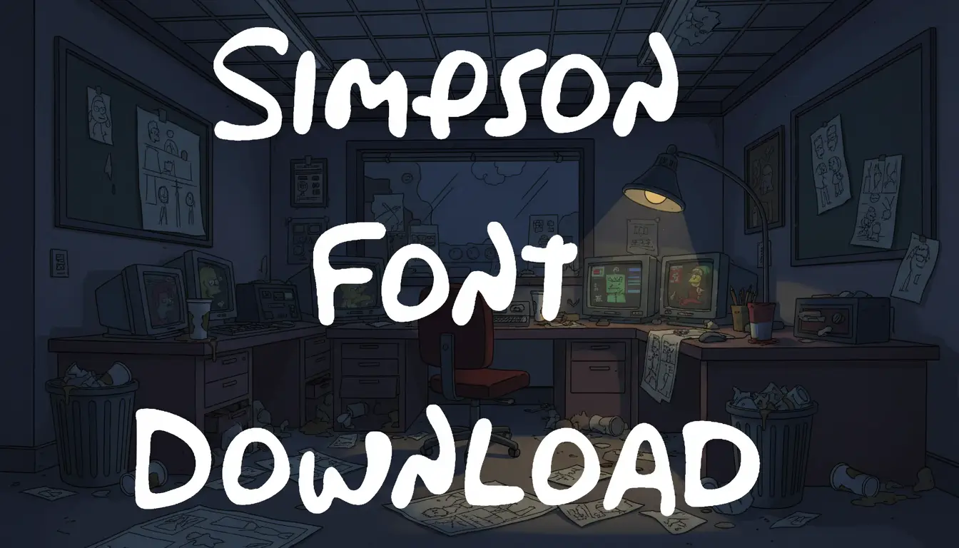 Simpson Font Download