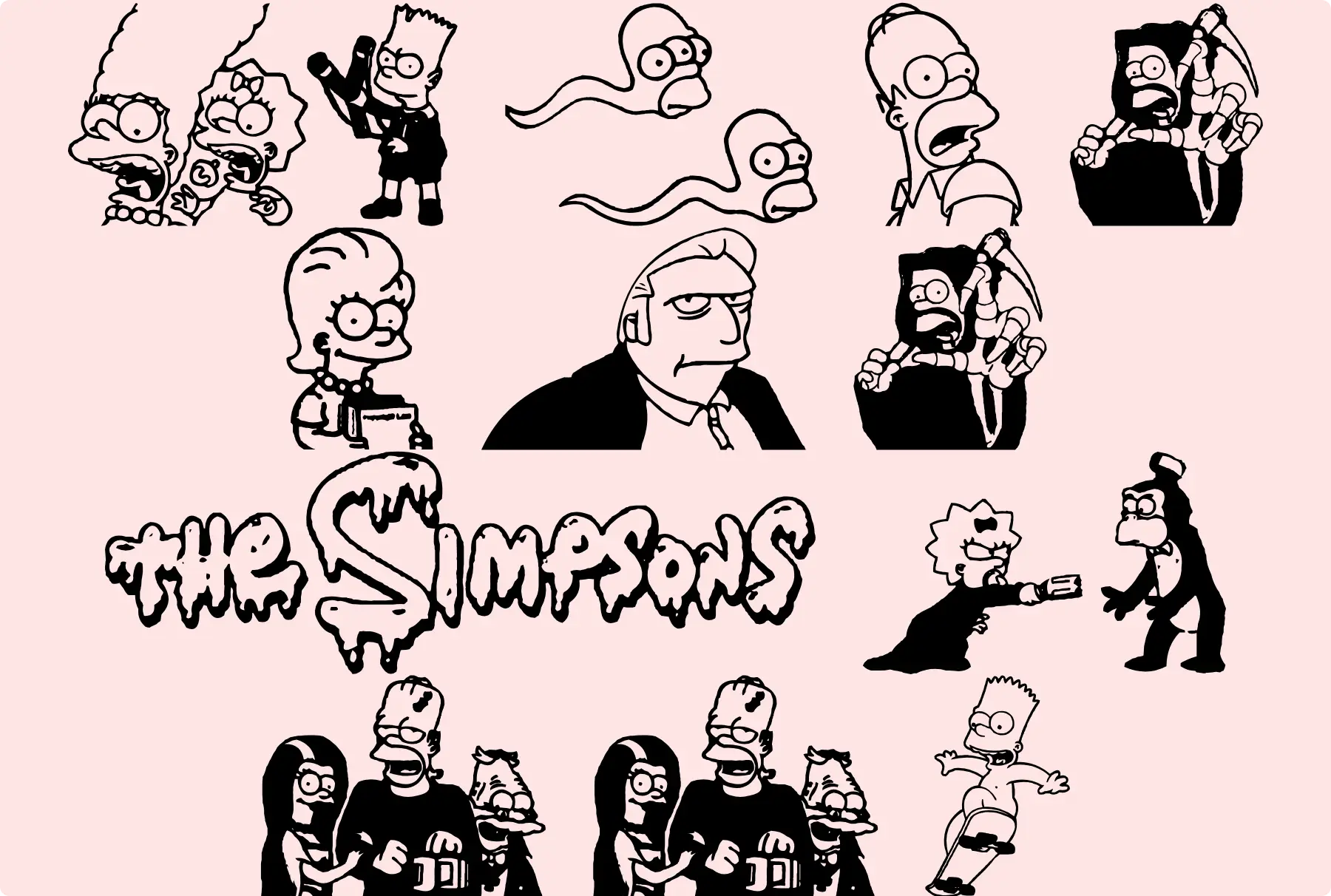 Simpsons Treehouse of Horror Font download