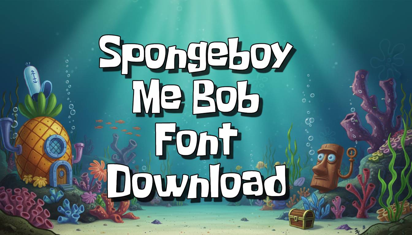 Spongeboy Me Bob Font Download