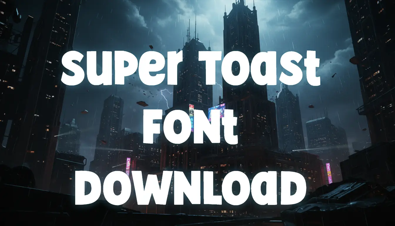 Super Toast Font Download