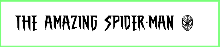 The Amazing Spider Man Font free Download
