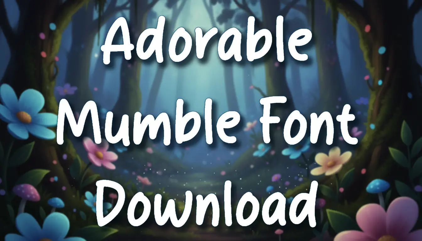 Adorable Mumble Font Download