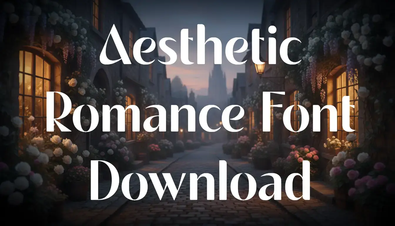 Aesthetic Romance Font Download