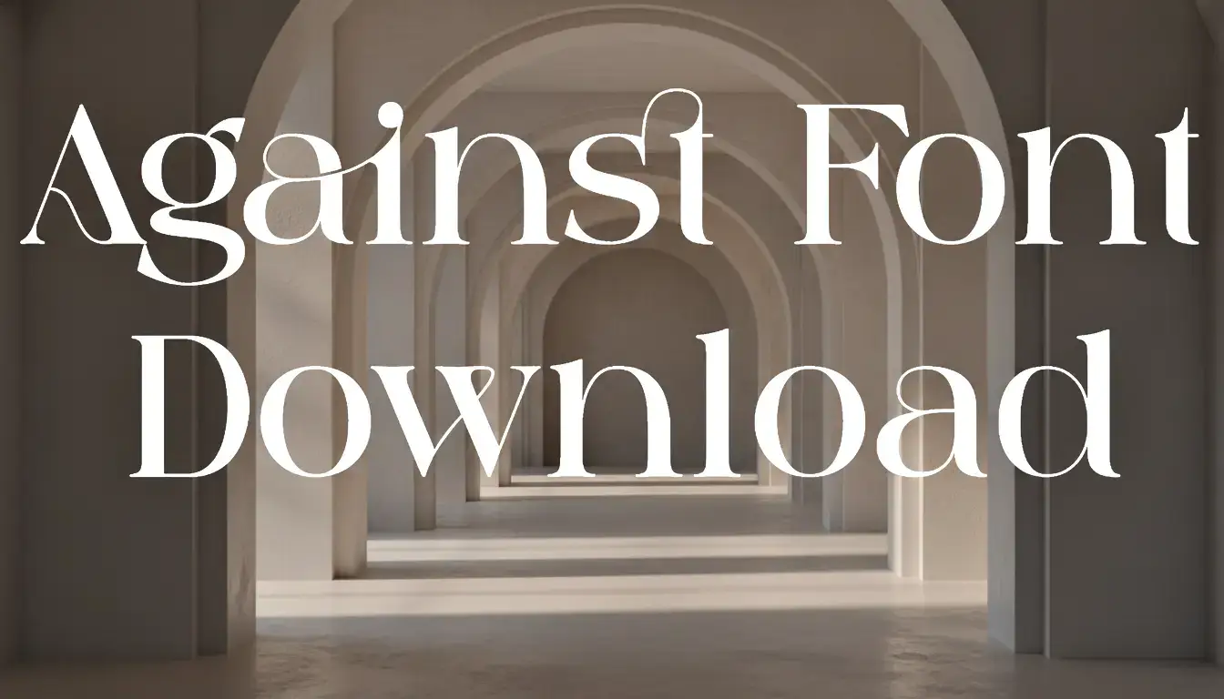 Against Font Download