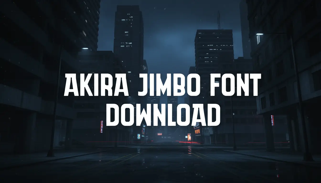 Akira Jimbo Font Download