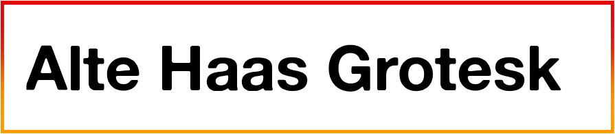 Alte Haas Grotesk Font free download