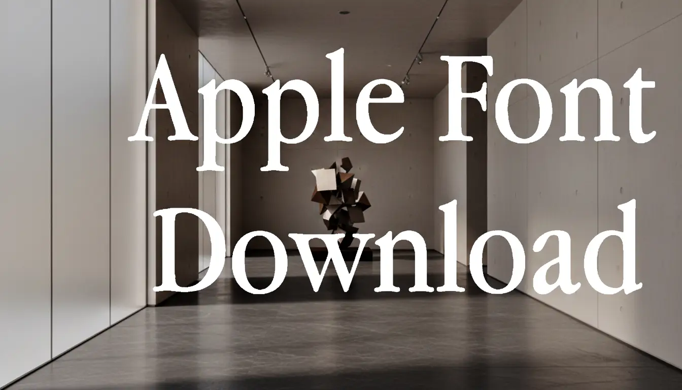 Apple Font Download