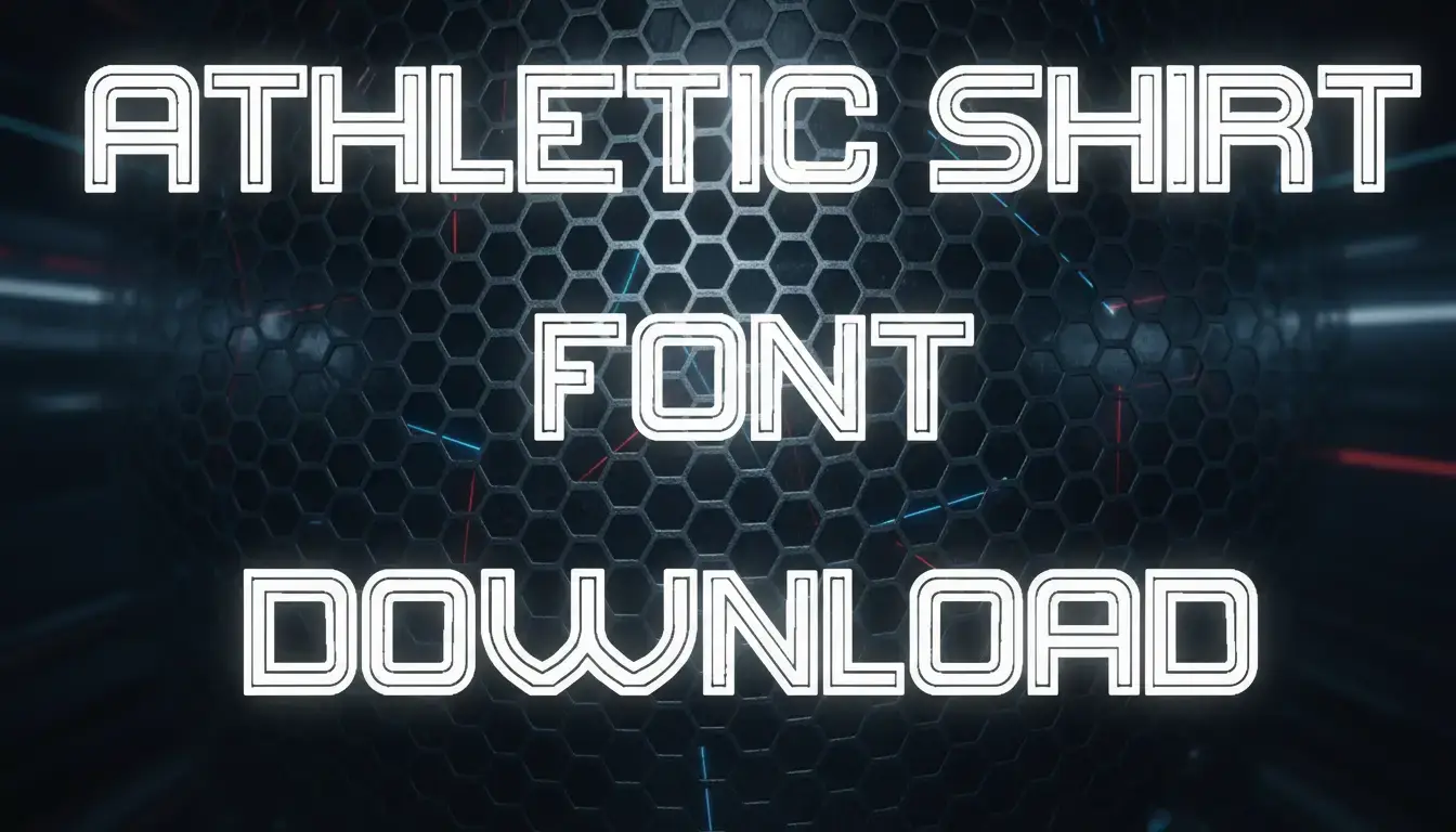 Athletic Shirt Font Download