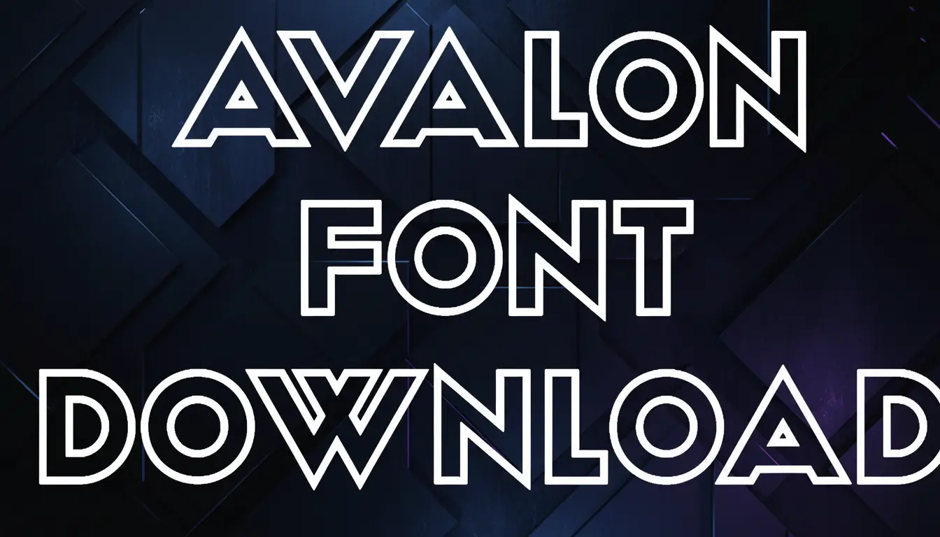 Avalon Font Download