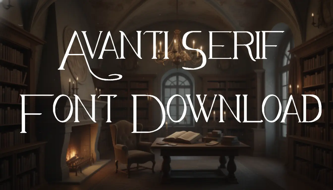 Avanti Serif Font Download