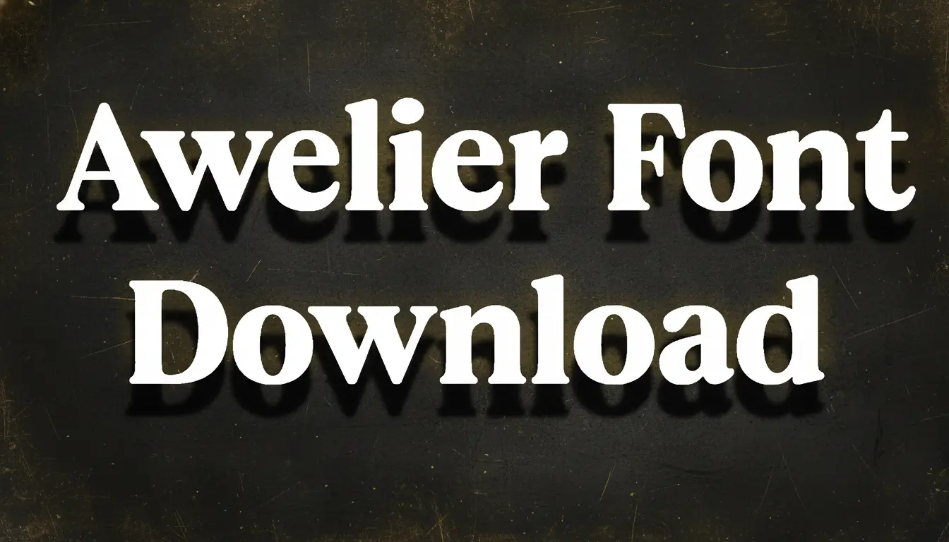 Awelier Font Download