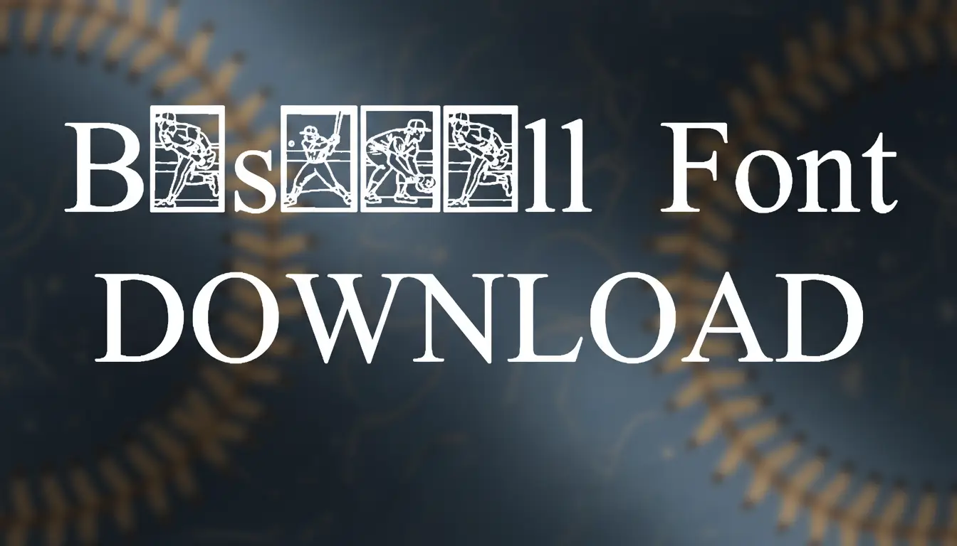Baseball Font DOWNLOAD