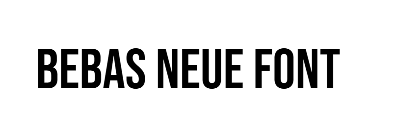 Bebas Neue Font free Download