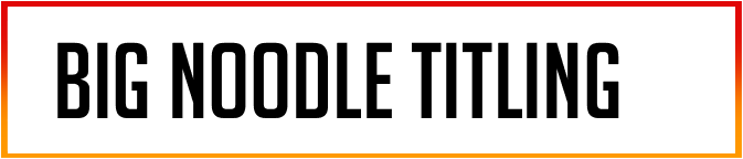 Big Noodle Titling Font free download