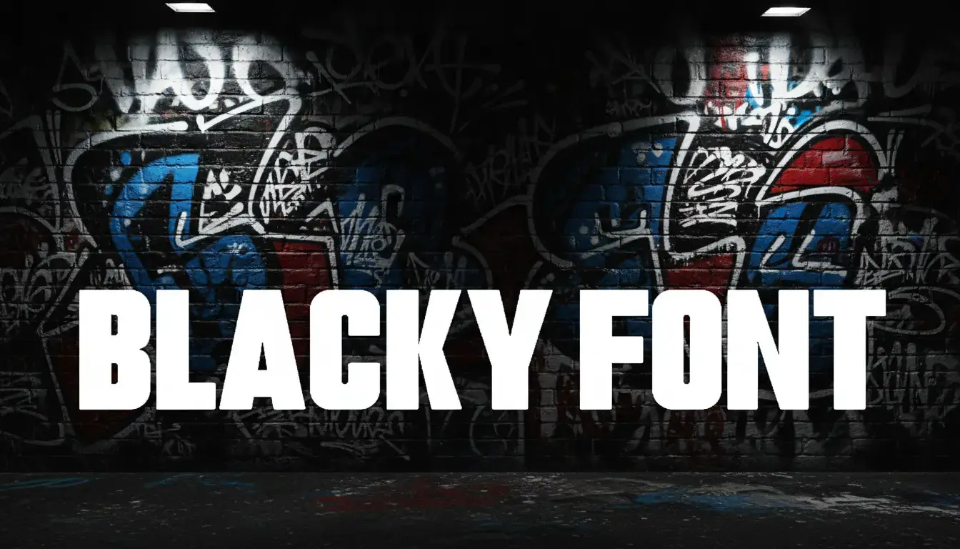 Blacky Font