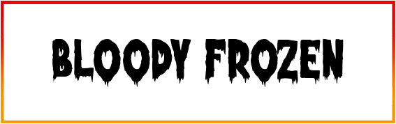 Bloody Frozen font free download