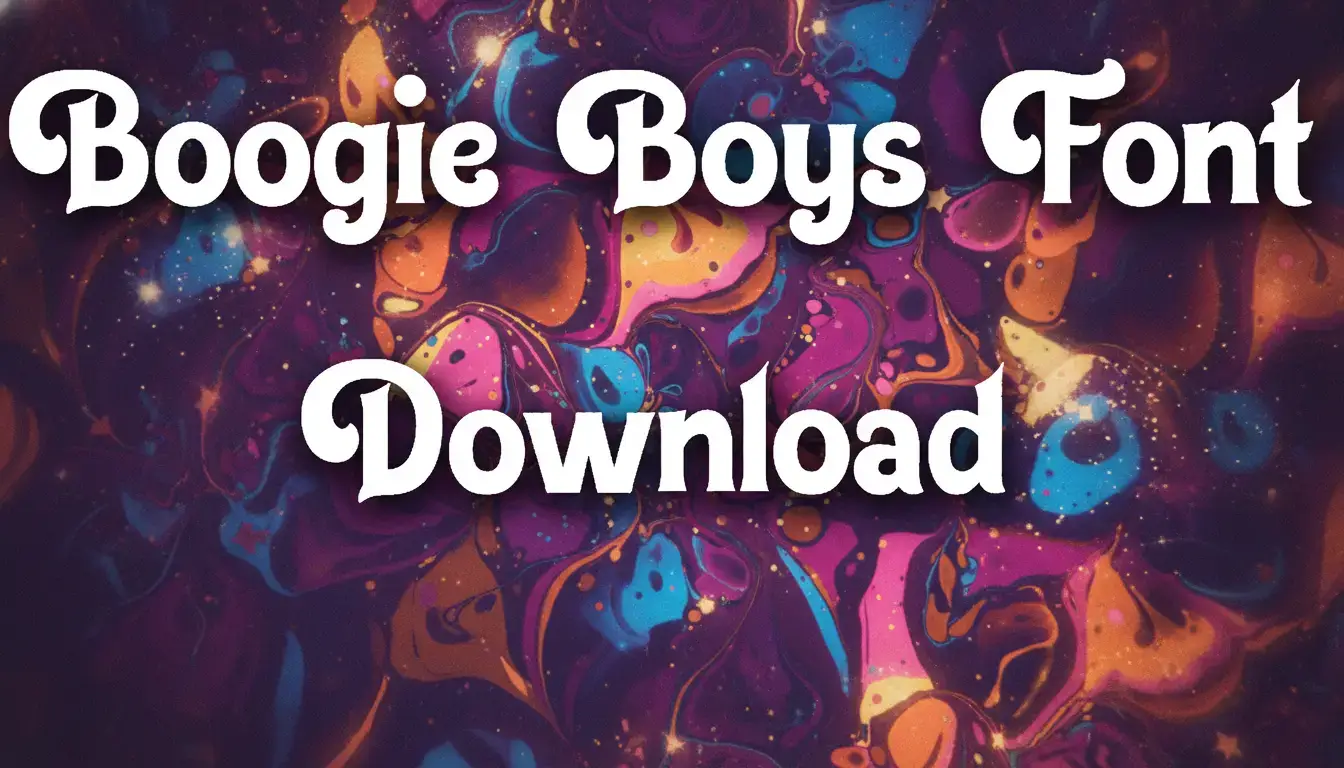 Boogie Boys Font Download