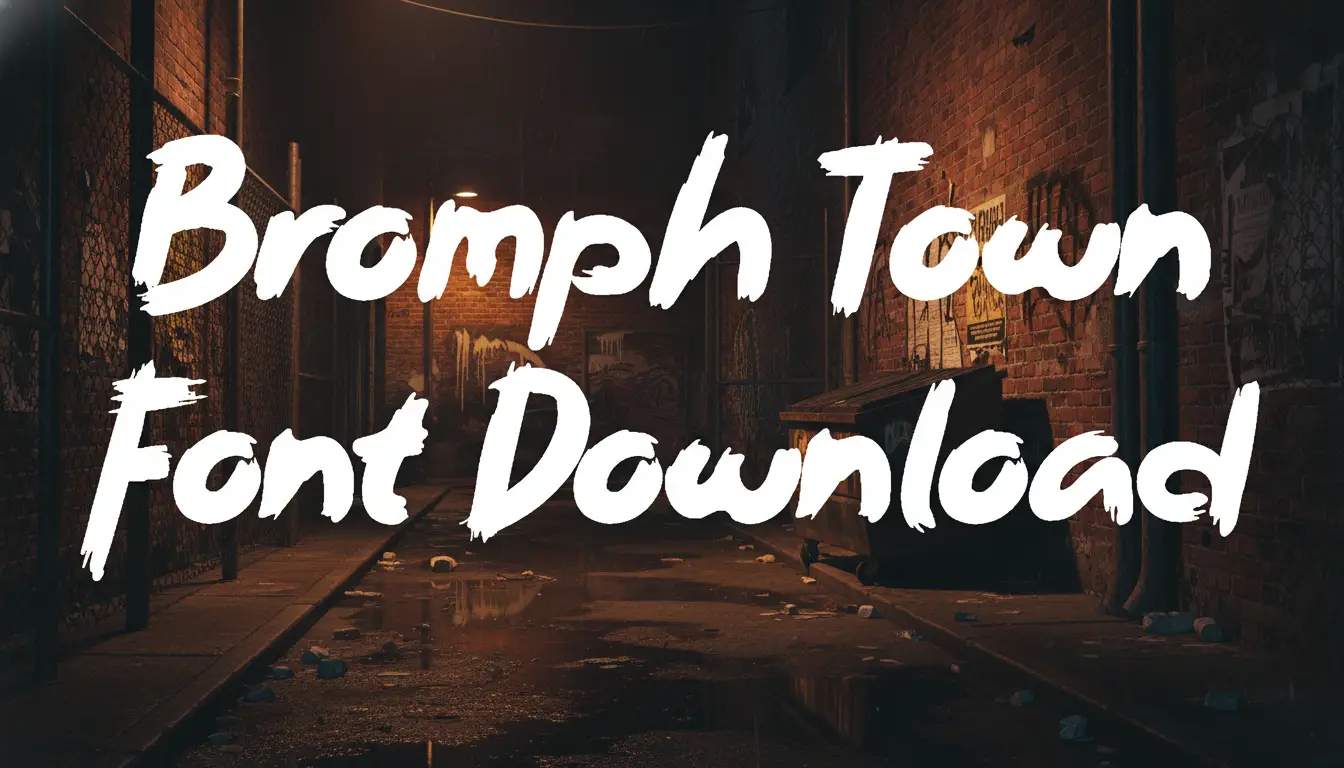 Bromph Town Font Download