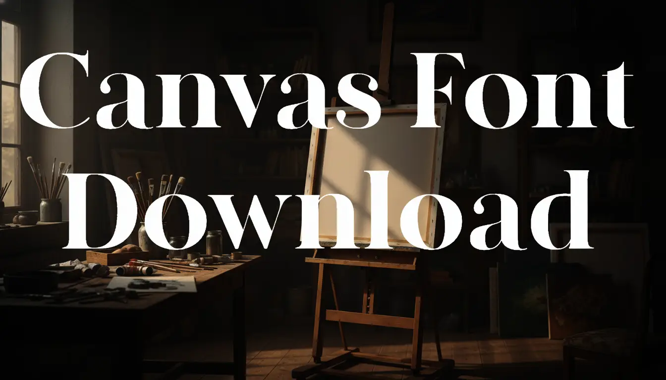 Canvas Font Download